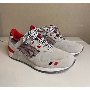 Asics NWT Mens Sz 10 Sportstyle Gel-Lyte III Glacier Grey Busha Pack Rare July 4